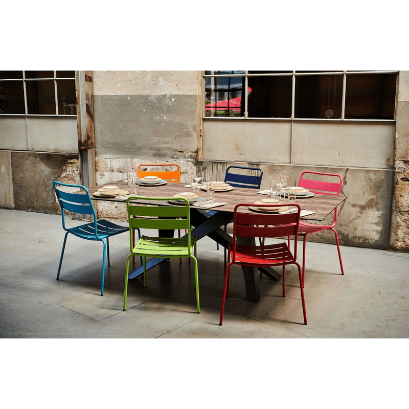 Schaffner Chaise de jardin Glarus en métal, revêtement par poudre, disponible en plusieurs versions