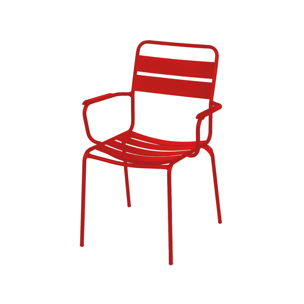 Schaffner Chaise de jardin Glarus en métal, revêtement par poudre, disponible en plusieurs versions