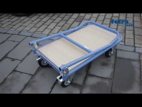 Fetra Alu-Klappwagen, Gesamttragkraft 200 kg, zwei verschiedene Grössen