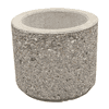 Beton Blumenkasten rund 
