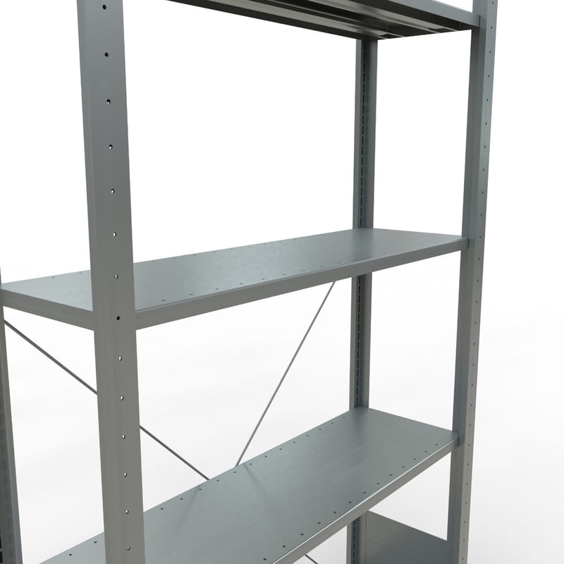 Schulte Fachbodenregale MULTIplus150, Expressline, einseitig nutzbar