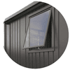 Biohort Gerätehaus AvantGarde® Window Edition, inkl. gratis Fensterelement