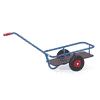 Fetra Handwagen mit wasserfestem Boden, pulverbeschichtet blau RAL 5007