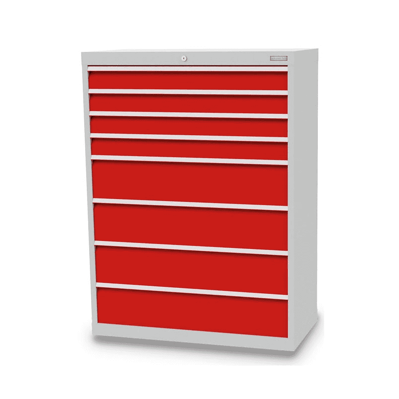 Bedrunka+Hirth Armoire à tiroirs, profondeur 500 mm, R 36-16, nombre de tiroirs 8