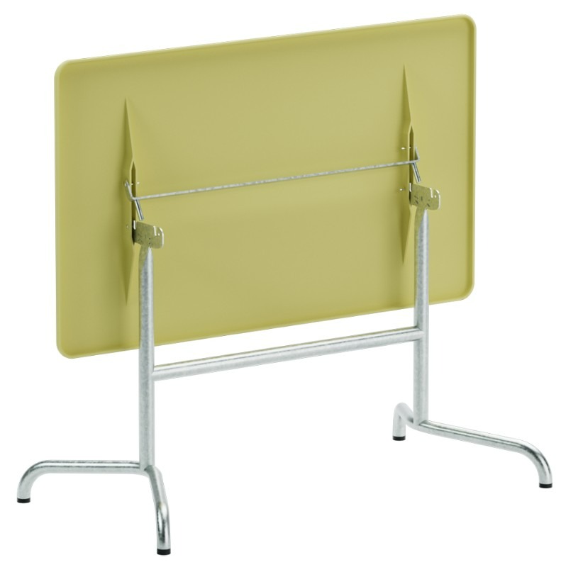 Schaffner Table de jardin pliable Davos en fibre de verre, disponible en plusieurs modèles