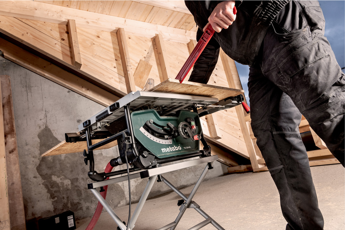 Metabo Tischkreissäge TS 254 M, 1500 Watt in zwei Ausführungen