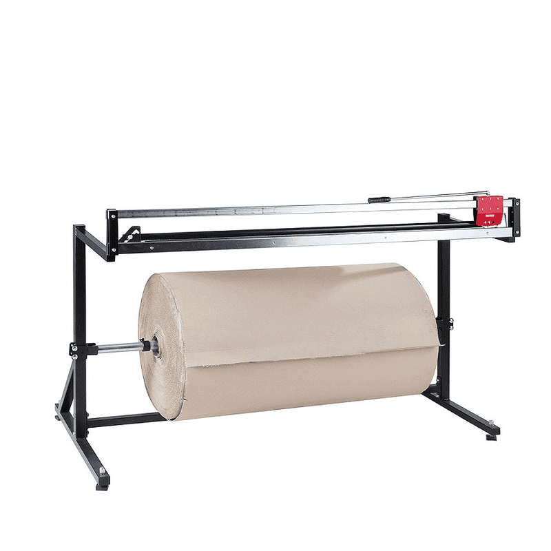 Support de découpe pour 1 rouleau de matériau d'emballage horizontal