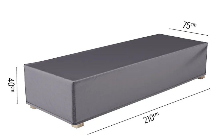 Platinum AeroCover Housse de protection pour chaises longues, L x L x H 2100 x 750 x 400 mm