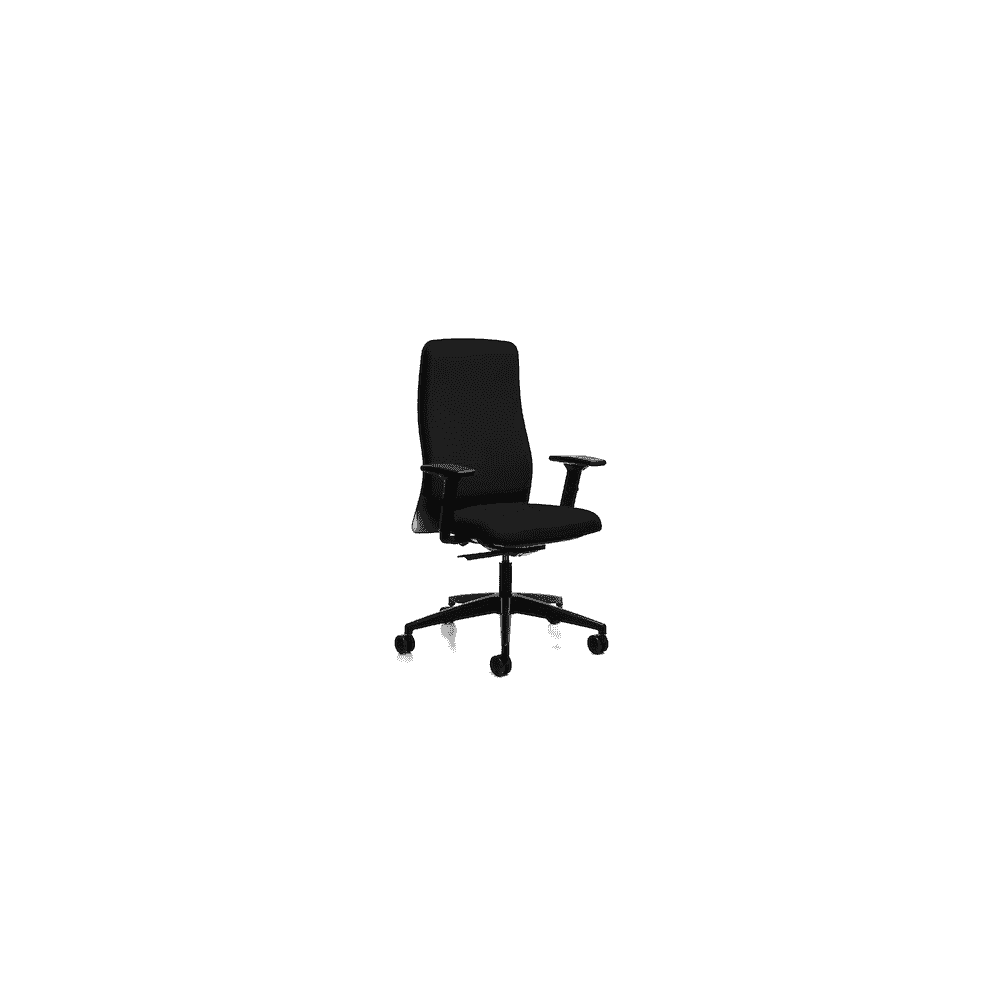 Chaise de bureau Interstuhl 152II avec système Autolift, dossier haut, réglable en hauteur, noir