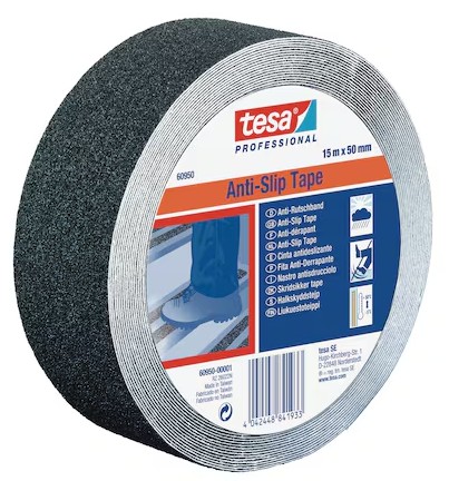 Antirutschband tesa 60950, 50 mm x 15 m, extra stark, für Innen- und Aussenbereich