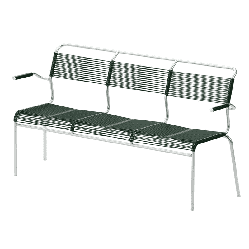 Schaffner Canapé 3 places Säntis avec accoudoirs, L x P x H 1660 x 580 x 860 mm, disponible en plusieurs versions