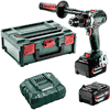Metabo Perceuse-visseuse à batterie BS 18 LTX BL I, avec 2x batteries Li-Power (18 V / 5.2 Ah), chargeur ASC 55 et metaBOX 145 L