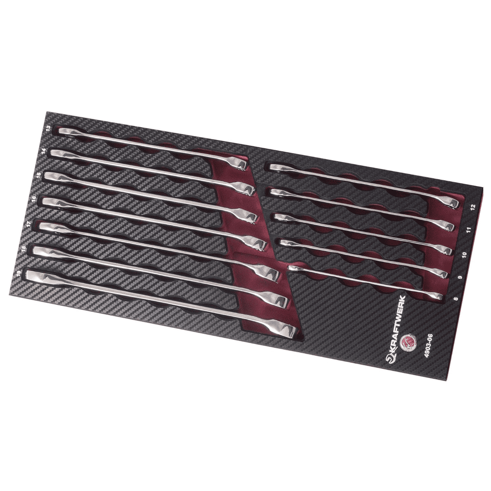 KRAFTWERK PRO LINE EVA3 Ringgabelschlüssel-Set, 12-tlg