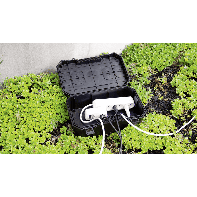 Steffen GardenLine Schutzbox / Safe Box, IP54, schwarz