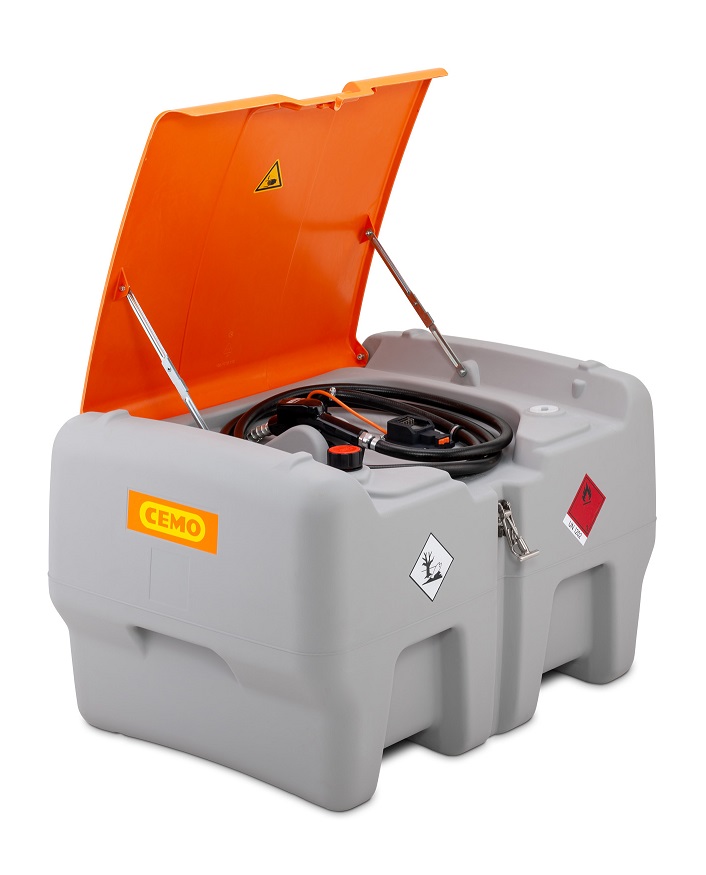 Dieseltankanlage DT-Mobil Easy mit CAS-Akkusystem, mobile Tankanlage für Diesel, komplett mit Pumpe