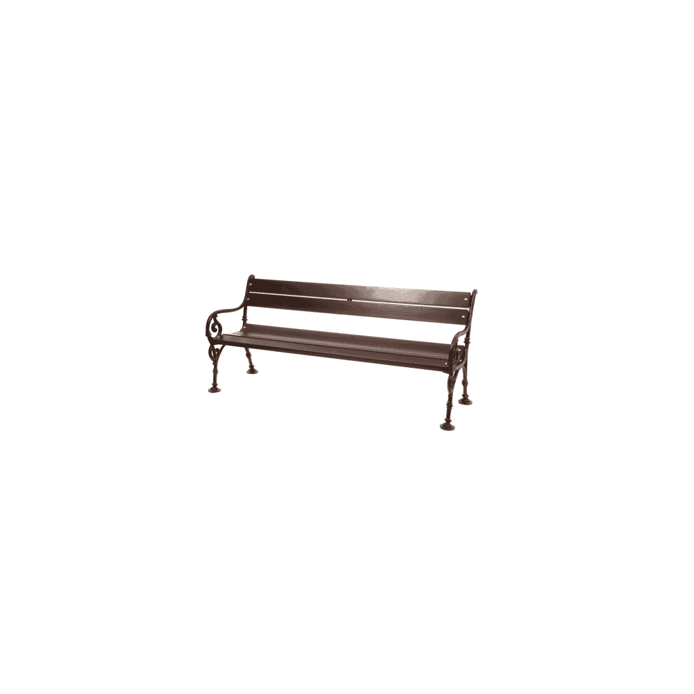 Banc de jardin Wien avec dossier et accoudoir
