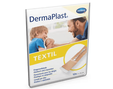 Textil Fingerverband DermaPlast, 20 x 1600 mm, Packung à 12 Stück