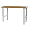 Bedrunka+Hirth Reihenwerkbank, R 18-24, höhenverstellbar, Farbe RAL 7035