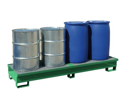 Bac de rétention Economy Line pour 1 - 4 fûts à 200 l, different versions