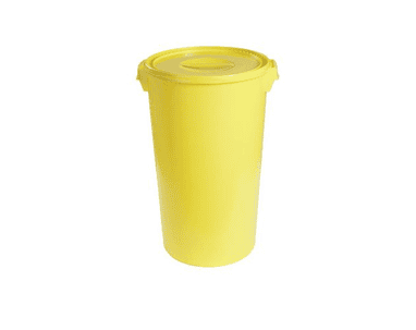 Behälter für medizinische Abfälle, 60 Liter, gelb