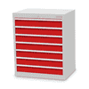 Bedrunka+Hirth Armoire à tiroirs, profondeur 500 mm, R 24-16, nombre de tiroirs 7