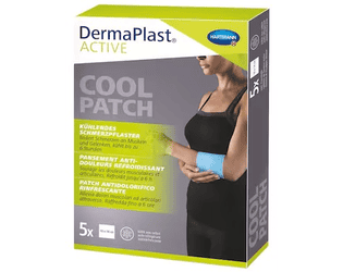 Patchs antidouleur DermaPlast Active, 100 x 140 mm, boîte de 5 pièces