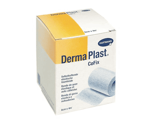 Bande de fixation DermaPlast CoFix, blanche, 60 mm x 4 m