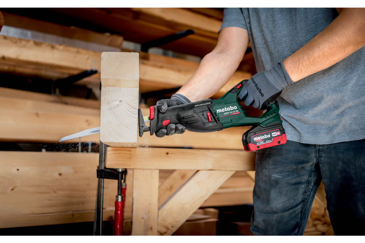 Metabo Akku-Säbelsäge SSEP 18 LT BL, 18 V in zwei Ausführungen