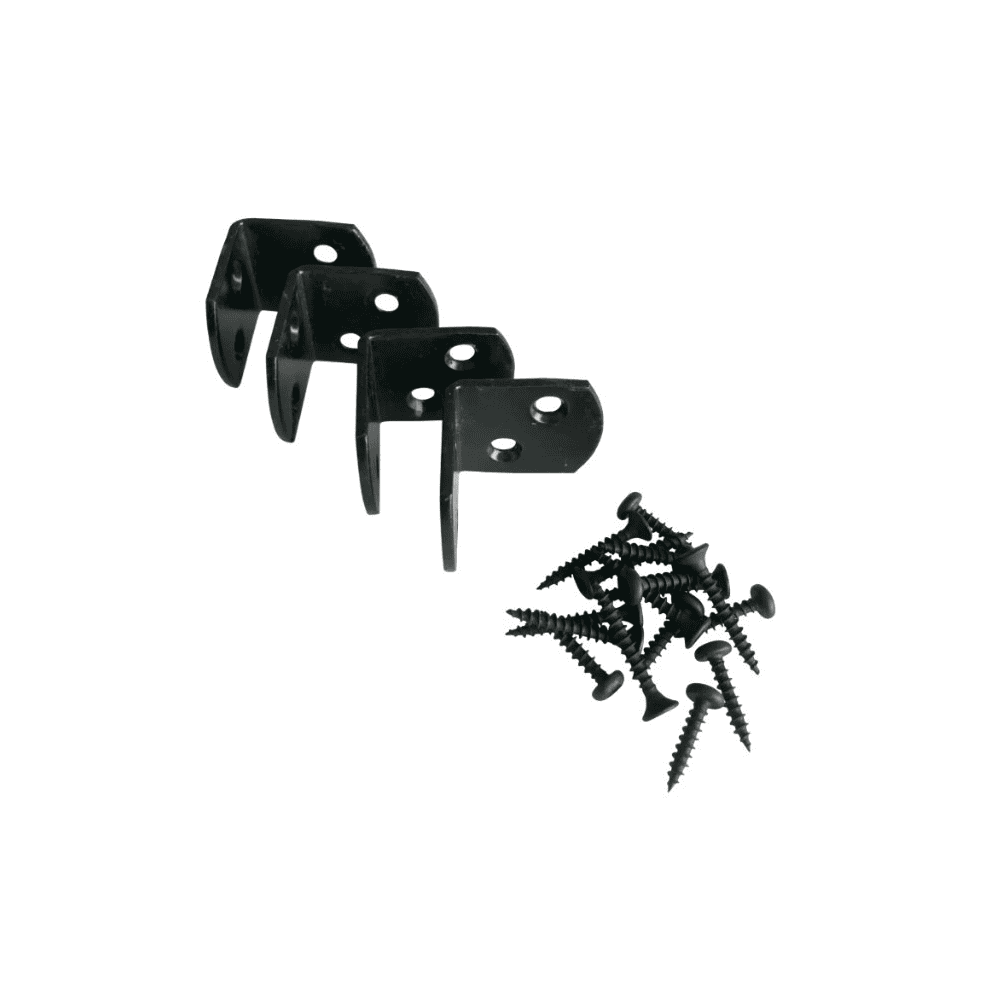 PLUS Pergola double avec clôture Tokyo, noir RAL 9005, modèle 3, L x P x H 6 640 x 2 380 x 2 170 mm