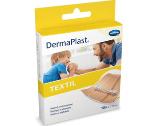 Pansement textile DermaPlast, 80 x 100 mm, couleur chair