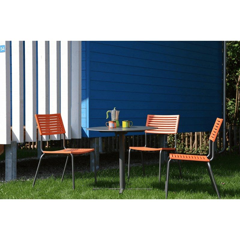 Schaffner Chaise de jardin LAMELLO sans accoudoirs, revêtement par poudre, disponible en plusieurs couleurs
