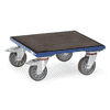 Fetra Kisten-Transportroller, Gesamttragkraft 400 kg, mit Riefengummi, diverse Grössen