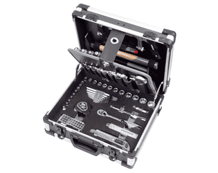 KRAFTWERK Werkzeugkoffer BASIC B143, inkl. Werkzeug , 1/4"+3/8", 102-teilig