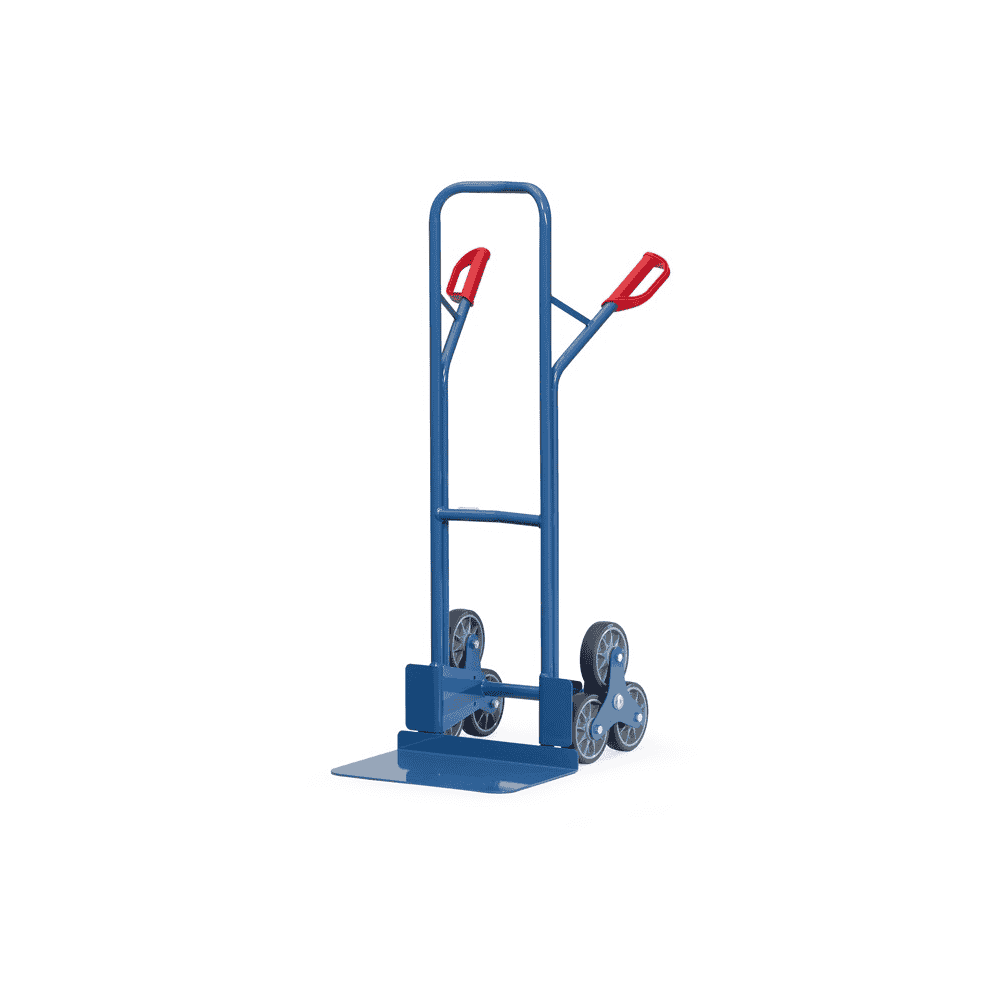 Fetra Treppenkarre Stahl, 2 dreiarmige Rad-Sterne, 200 kg Tragkraft