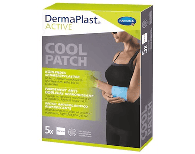 Patchs antidouleur DermaPlast Active, 100 x 140 mm, boîte de 5 pièces