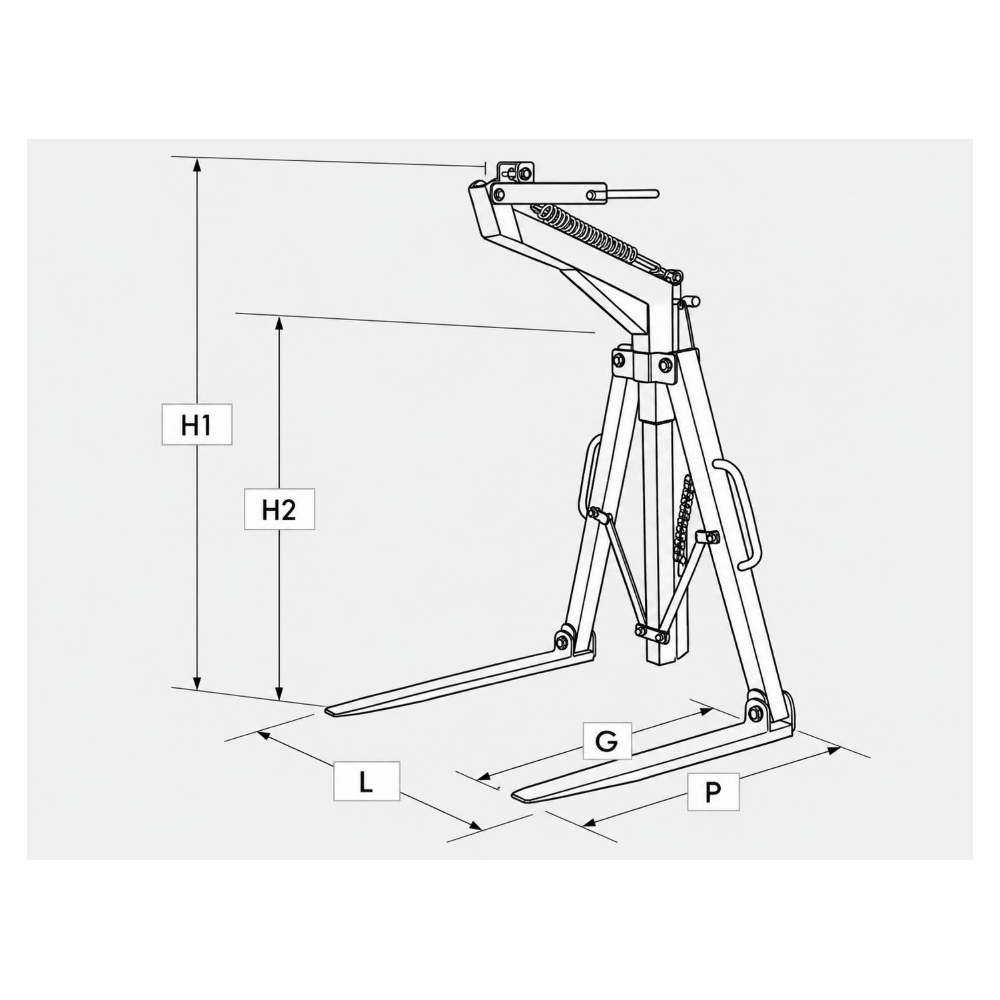 Krangabel Universal selbstnivellierend, Tragkraft 1500–2500 kg, in diversen Ausführungen
