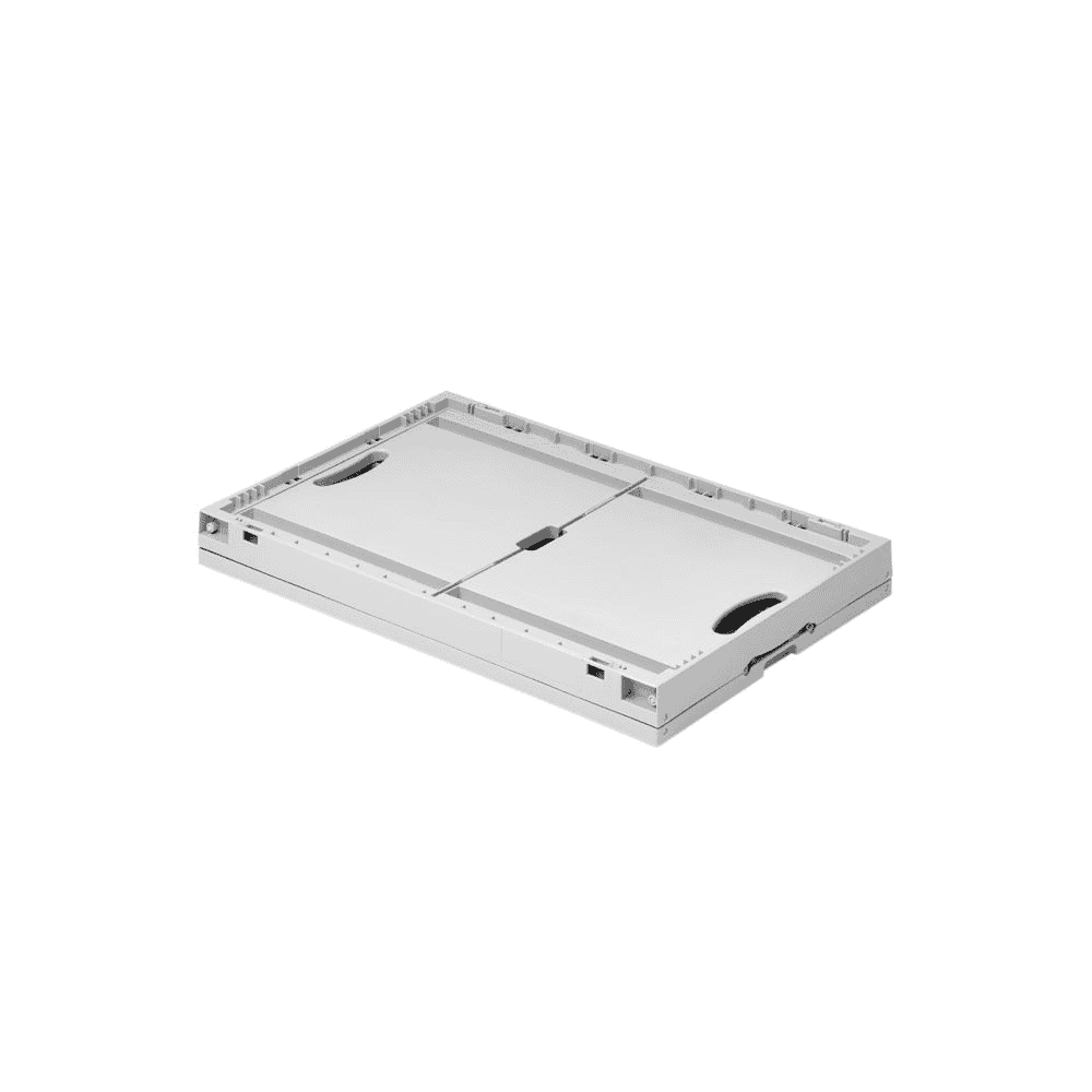 Faltbox grau, Kunststoff, 600 x 400 x 320 mm