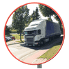 Miroir routier TM-I avec cadre rouge
