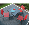 Schaffner Chaise de jardin LAMELLO sans accoudoirs, revêtement par poudre, disponible en plusieurs couleurs