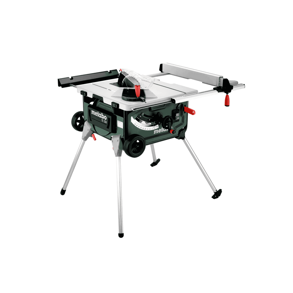Metabo Tischkreissäge TS 254 mit Untergestell und Trolleyfunktion, 2000 Watt