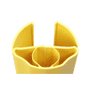 Rack Guard Protection d'echelle "Alfa", protection antichoc pour rayonnage à palettes