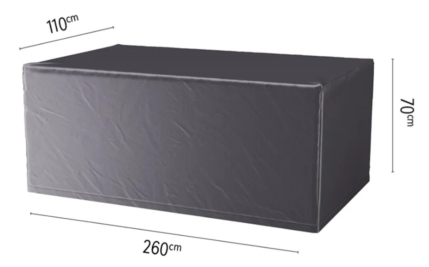 Platinum AeroCover Schutzhülle Tisch, LxBxH 2600 x 1100 x 700 mm
