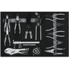 KRAFTWERK BASIC LINE EVA Insert pour outils à pince et outils de mesure, 600 x 400 mm, 13 pièces