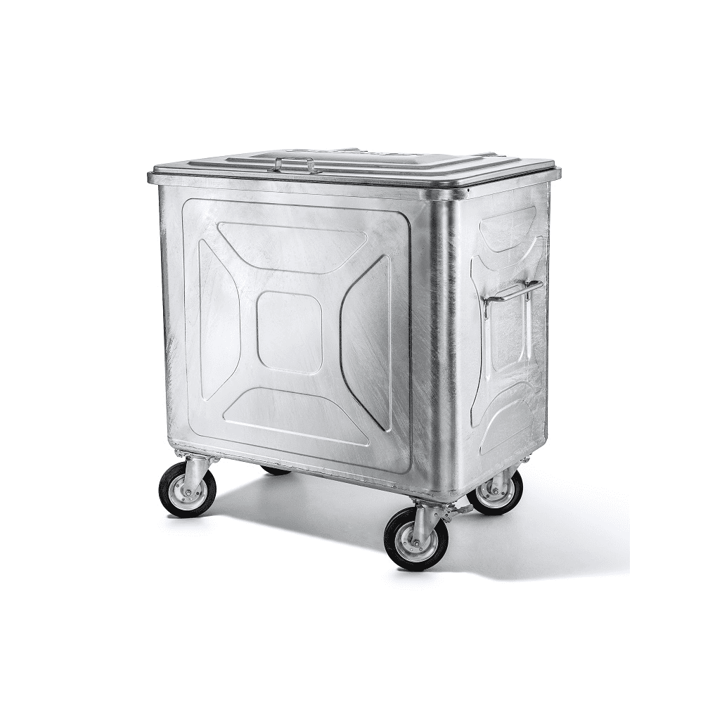 Abfallcontainer mit Vierkantschloss