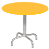 Schaffner Table d'appoint RIGI, Ø 600 mm, en diverses couleurs