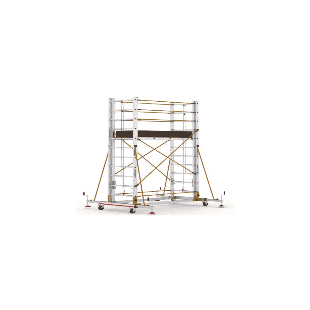 XXL Teleskopgerüst, rollbar, in 4 Gerüsthöhen