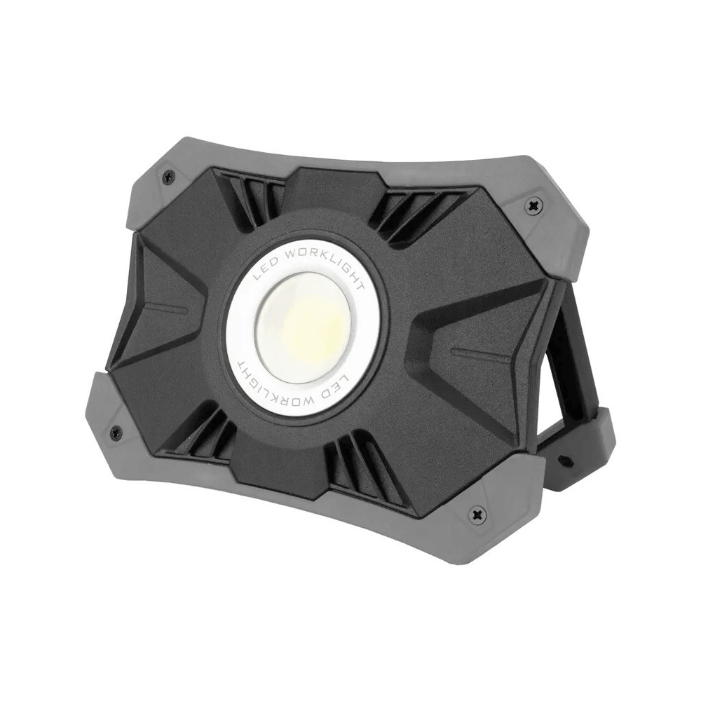Steffen LED Akku-Arbeitsstrahler 25 W, 3'000 lm, 6500 K, 3-stufig dimmbar, IP54, schwarz/grau