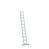 Anlegeleiter mit 11 Sprossen und einer Quertraverse