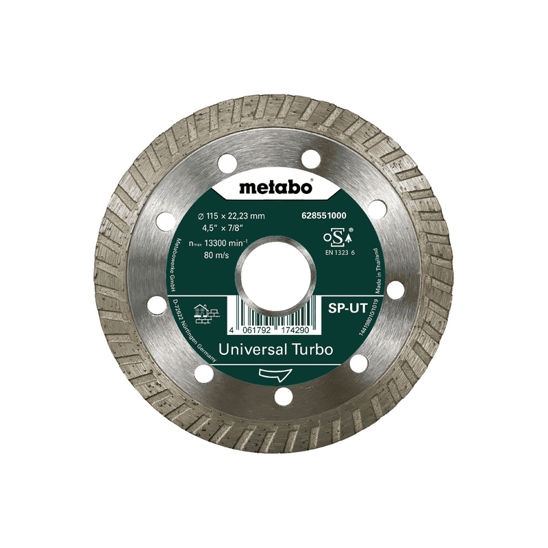 Metabo Diamanttrennscheibe 115x22,23x2,2x10mm, SP-UT Universal Turbo
