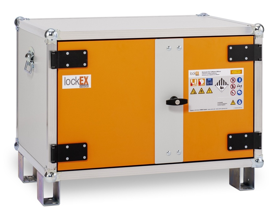 Cemo Akku-Lagerschrank 8/5 LockEX 2.0, zur Lagerung von Lithium-Batterien